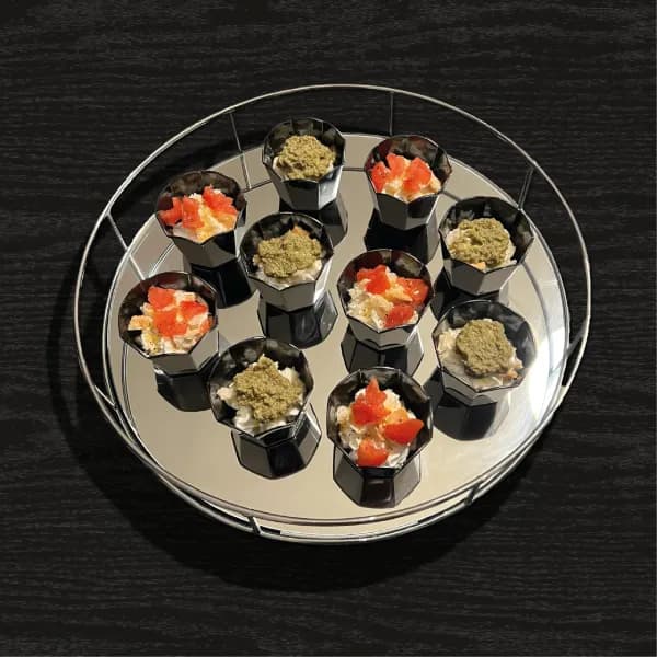 Finger food formaggi freschi cremosi