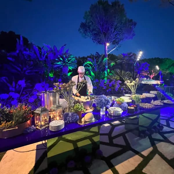 Degustazione formaggi freschi durante evento